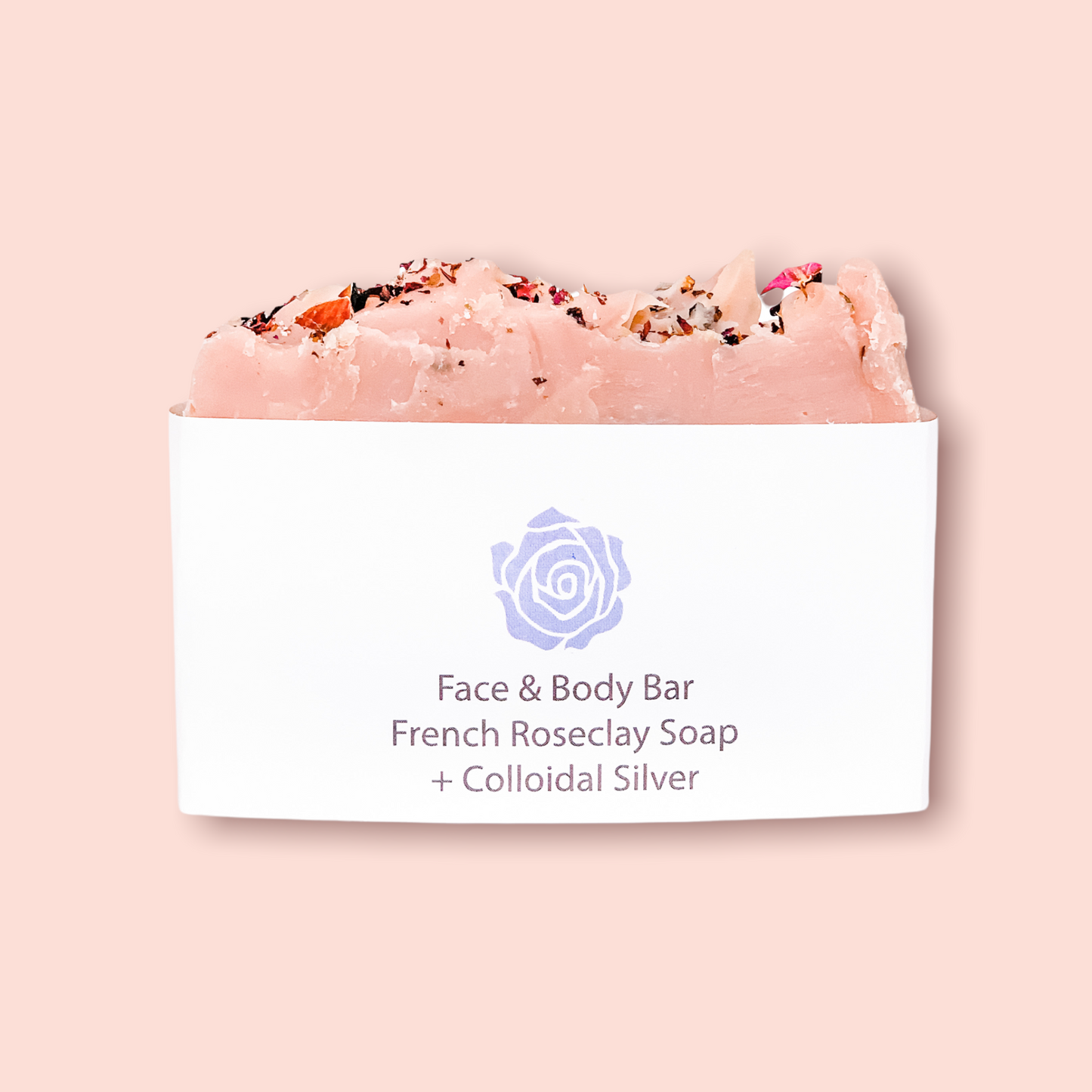 Sacred Rose + Colloidal Silver Organic Avocado Soap