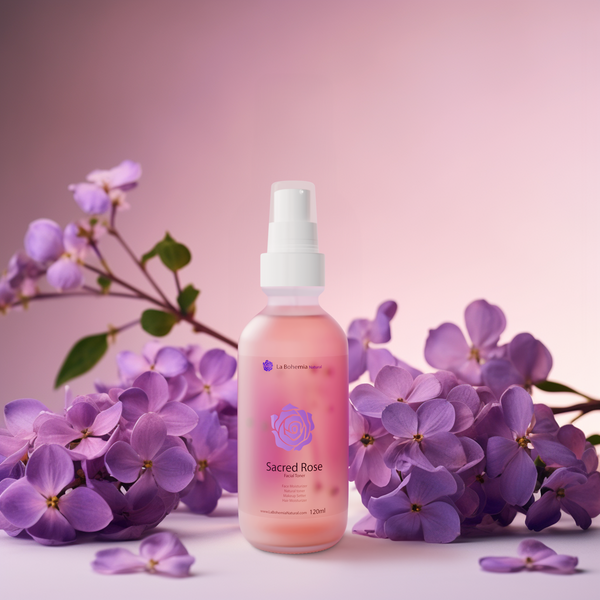 Sacred Rose Face Moisturizer Organic Bulgarian Toner Rosewater