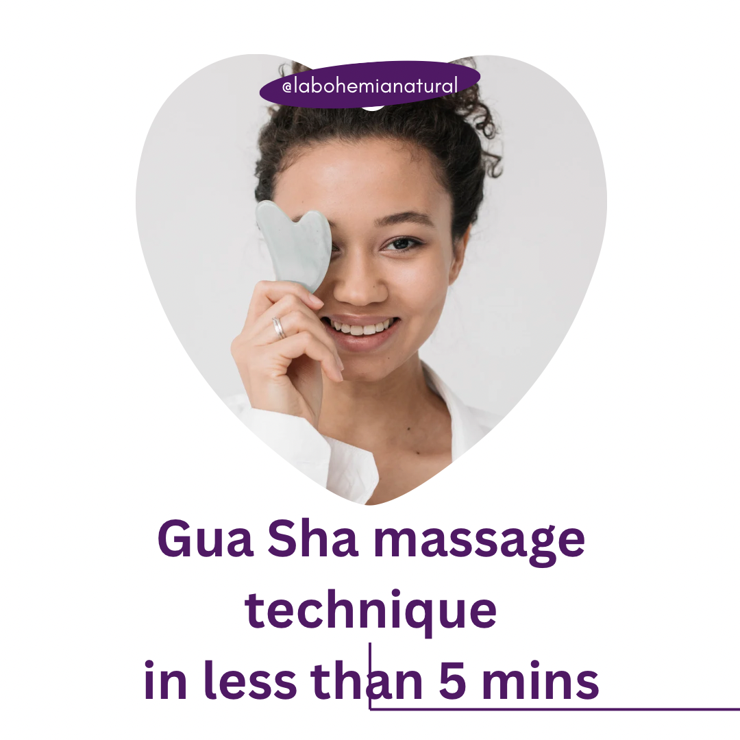 Gua Sha technique with Sacred Rose Face Serum