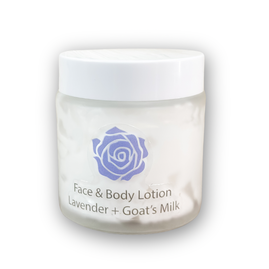 de-Stress Lavender Organic Face & Body Goats Milk Lotion