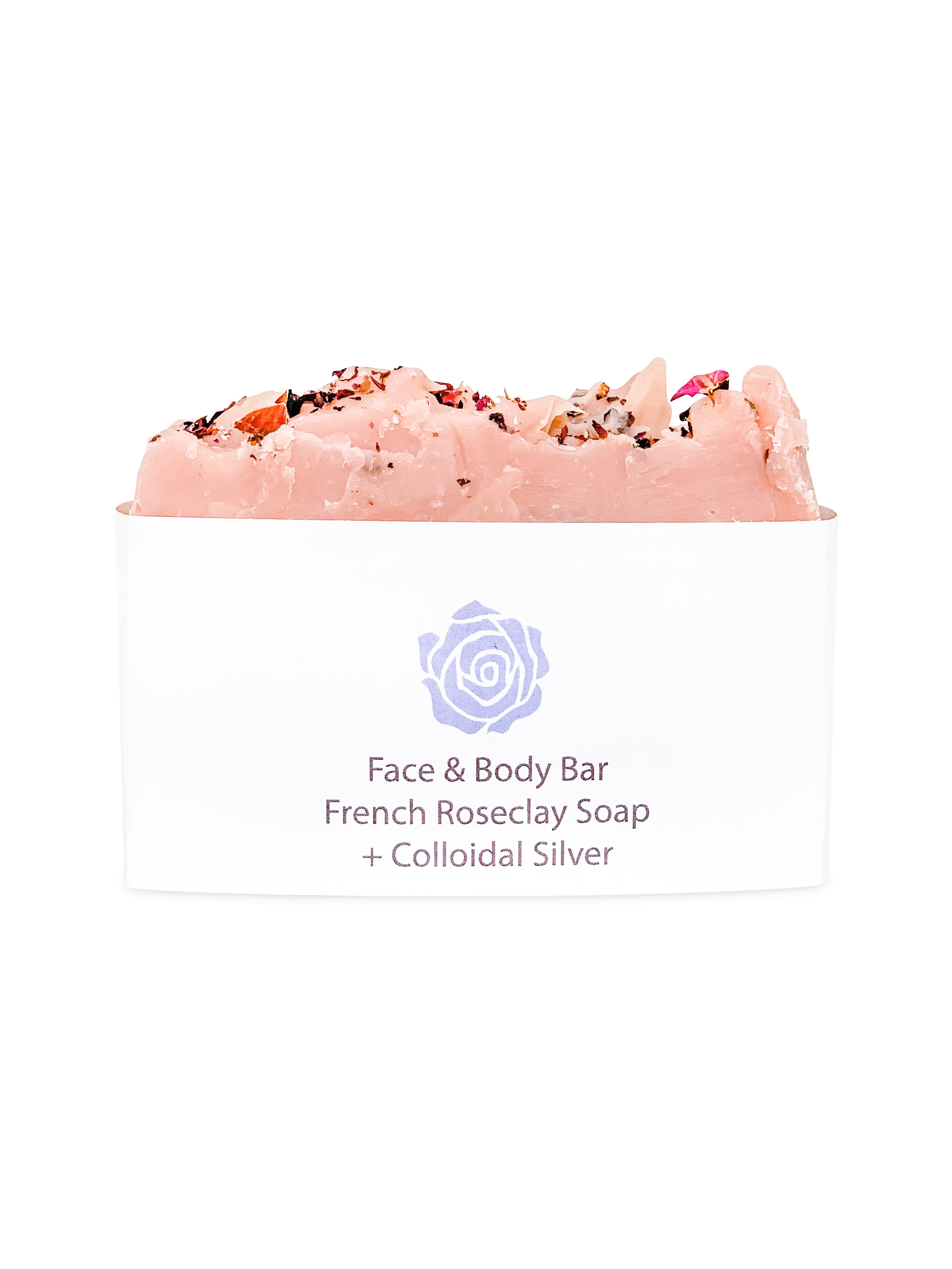 Sacred Rose + Colloidal Silver Organic Avocado Soap