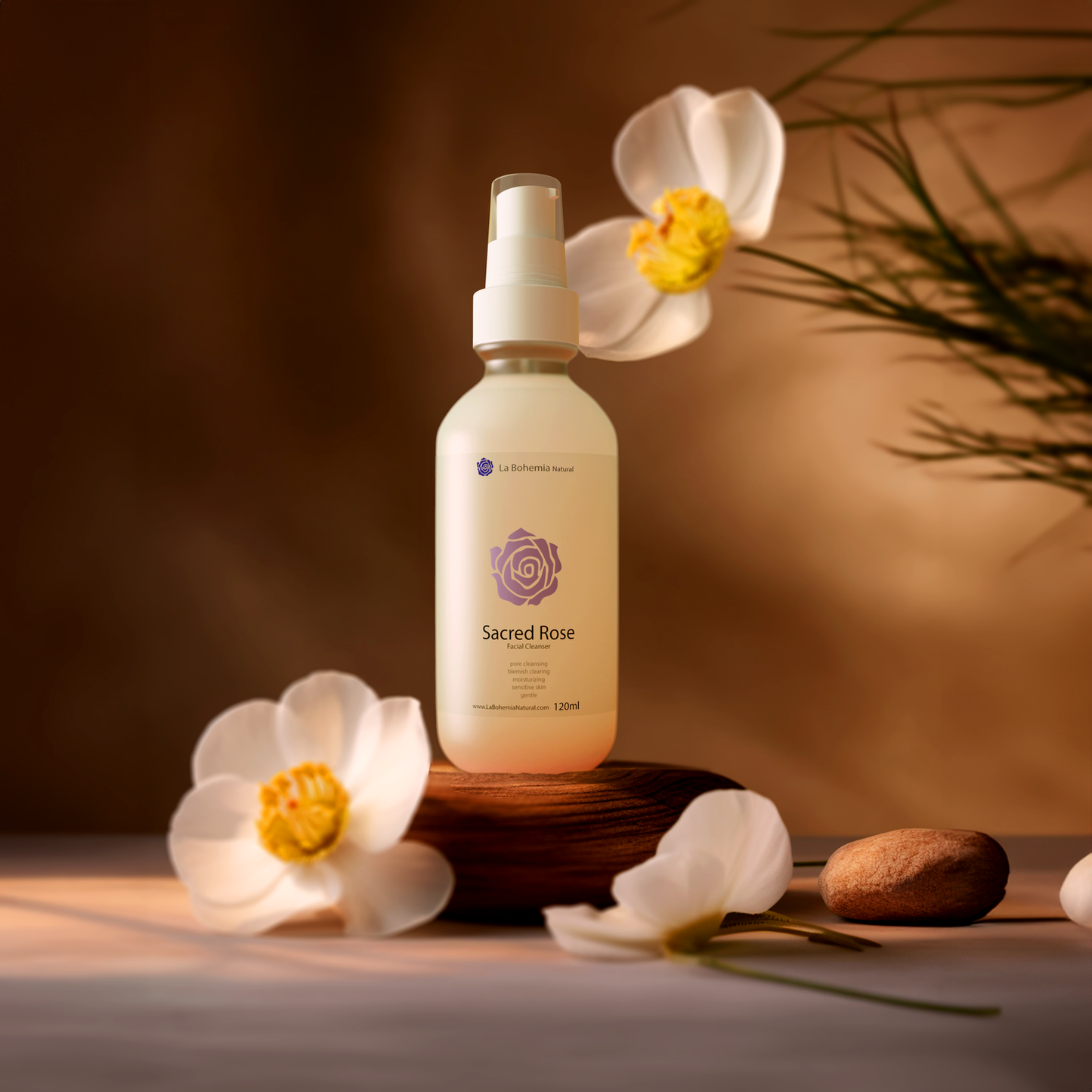 Sacred Rose Facial Cleanser and Makeup Remover