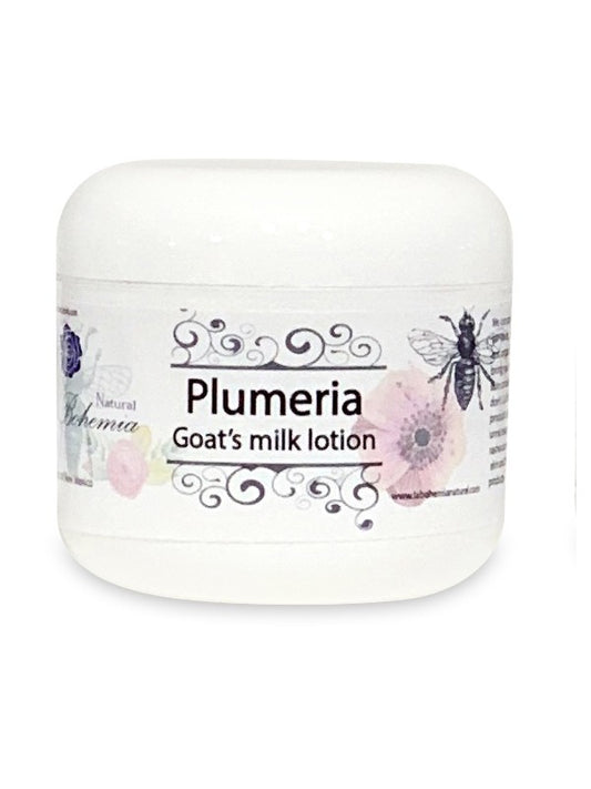 Plumeria Organic Face & Body Goats Milk Lotion